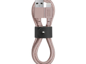 Кабель Native Union Belt Cable Lightning/USB 1,2м, розовый