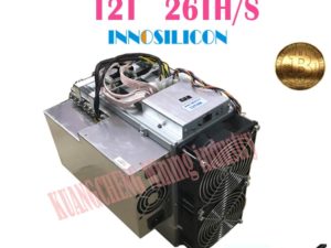 Buy used old BTC Miner INNOSILICON Turbo  T2T  26TH/s Bitcoin Miner SHA256 With PSU Better Than Antminer S9 S11 S15 S17 T9+ T15 T1