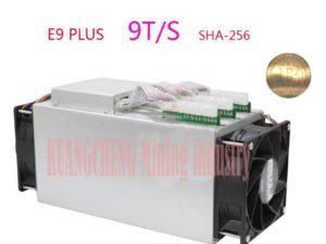 Buy KUANGCHENG Ebit E9 Plus 9T  Bitcoin Miner USED 14nm Asic Miner  Btc Miner Better Than Antminer S7 Equivalent to Antminer S9