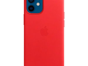 Чехол Apple Leather Case with MagSafe для iPhone 12 mini, кожа, (PRODUCT)RED