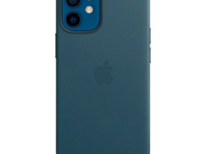 Чехол Apple Leather Case with MagSafe для iPhone 12 mini, кожа, «балтийский синий»
