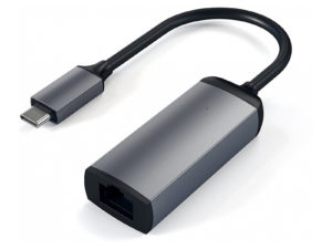 Адаптер Satechi USB-C/Gigabit Ethernet, серый космос