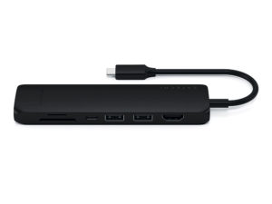 Адаптер мультипортовый Satechi Slim Multiport Adapter, Type-C, 7 в 1, черный