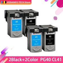 Купить 4 pcs PG-40 CL-41 Compatible Ink Cartridge PG40 41 For Canon Pixma MP140 MP150 MP160 MP180 MP190 MP210 MP220 MP450 MP470 printer цена вас порадует
