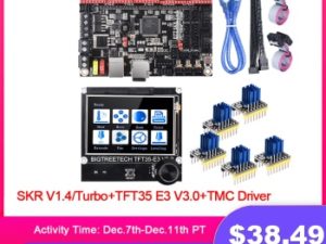 Купить BIGTREETECH SKR V1.4 Turbo TFT35 E3 V3.0 Touch Screen 32 Bit Control Board 3D Printer Parts TMC2208 TMC2209 UART Drivers MINI E3 цена вас порадует