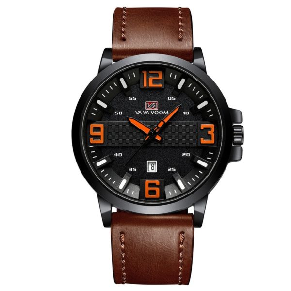 Купить Men's Waterproof Calendar Belt Quartz Watch Three-dimensional Digital Leisure Outdoor Sports Wild Fashion Watch WA52 цена вас порадует