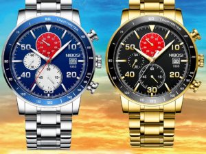 Купить NIBOSI Men's Watches Sun Series Sport Quartz Watch Man Business Waches Men Fashion Chronograph Wristwatch Stainless Steel Strap цена вас порадует