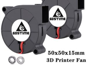 Купить 2PCS Gdstime 50mm DC 24V 12V 5V Sleeve/Dual Ball 5015 Blower Cooling Fan 50x15mm Centrifugal Turbo  fan 5cm For 3D Printer fan цена вас порадует