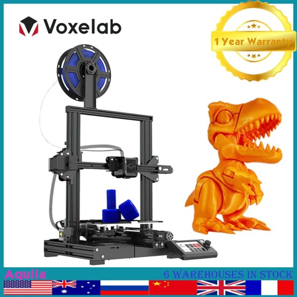 Купить Voxelab Aquila 3D Printer Kit High Precision FDM DIY 3D Drucker Ender 3 Upgrade Large Plate Resume Power Failure Impressora 3d цена вас порадует