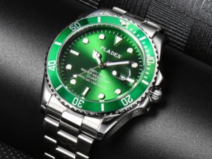 Купить PLADEN Luminous Men Watch Green Young Style Waterproof Stainless Steel Quartz Wristwatches Luxury Latest Men Gift Reloj Hombre цена вас порадует