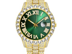 Купить European and American Hot Style Men's Personality Hip-hop Feng Shui Ghost Roman Diamond Luxury Quartz Watch WA144 цена вас порадует