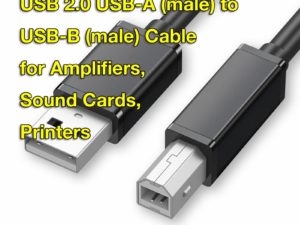 Купить 1m 1.5m 2m Printer Cable Cord USB Type B Square Interface USB2.0 Compatible w/ Electronic Piano Drum Midi Controller Keyboard цена вас порадует