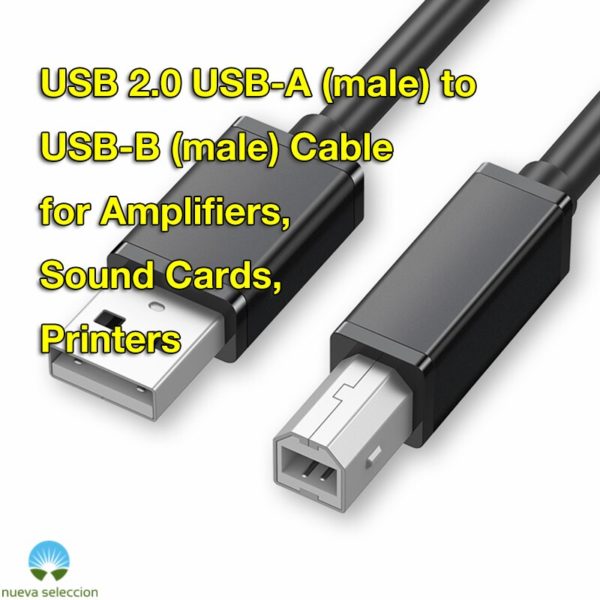 Купить 1m 1.5m 2m Printer Cable Cord USB Type B Square Interface USB2.0 Compatible w/ Electronic Piano Drum Midi Controller Keyboard цена вас порадует