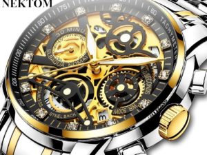 Купить Quartz men watches Luxury Watch male Top Brand Fashion sport Relojes Hombre Gold Wristwatch Relogio Masculino Business for man цена вас порадует