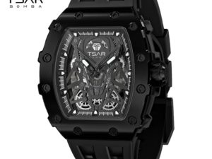 Купить TSAR BOMABA Mens Automatic Watch Top Brand Luxury Tonneau Design Sapphire Stainless Steel Waterproof Mechanical wristWatch Gift цена вас порадует