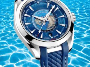 Купить Men's watch 2021 new automatic mechanical stainless steel calendar waterproof 41mm sapphire blue green rubber world map watch цена вас порадует