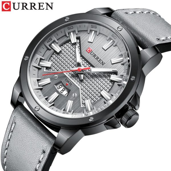 Купить CURREN Men Luxury Watch Quartz Auto Date Casual Business Leather Strap Watches цена вас порадует