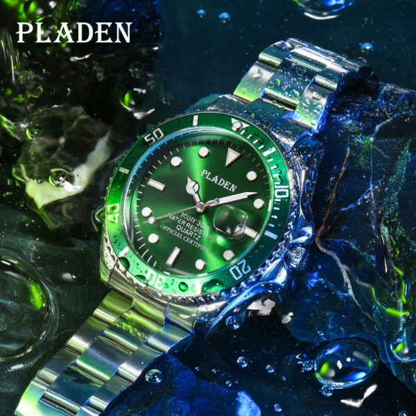 Купить PLADEN New Luxury Top Brand Latest Mens Watches with Luminous Calendar Stainless Steel Men's Quartz Wristwatches Reloj Hombre цена вас порадует
