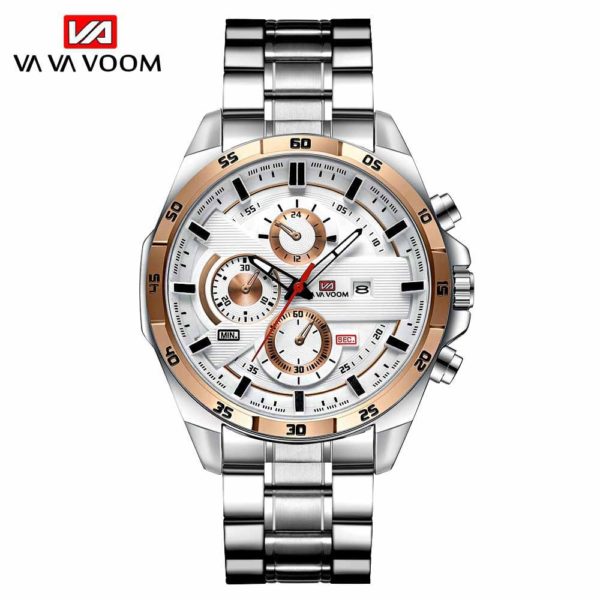 Купить 2021 Luxury Men Watch Top Brand Stainless Steel Waterproof Business WristWatch Fashion casual Sport Quartz Watch Gift for Men цена вас порадует