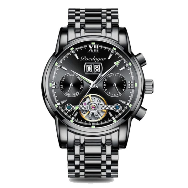 Купить POEDAGAR Fashion Mens Watches Top Brand Luxury WristWatch Quartz Clock Blue Watch Men Waterproof Sport Chronograph цена вас порадует