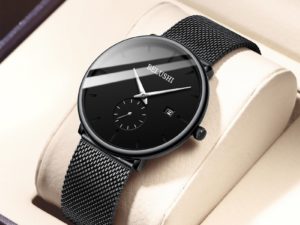 Купить New Men's Watch Business Casual Quartz Watch Waterproof Luminous Mesh Belt Trendy Fashion Watch WA05 цена вас порадует