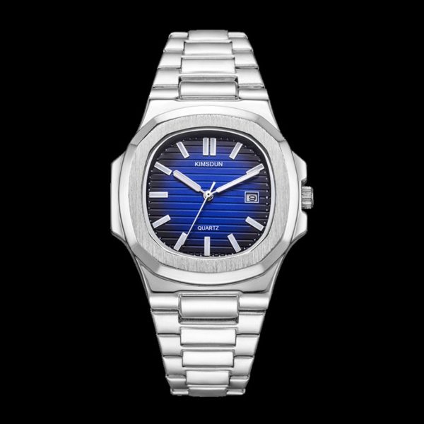 Купить KIMSDUN Men's Watch Luxury Brand Top Quality 2021 Stainless Steel Timing Sport Waterproof  Calendar Wristwatch Relogio Masculino цена вас порадует