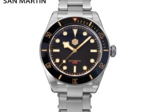 Купить San Martin Men Watch 40mm Diver BB58 Retro Luxury Water Ghost PT5000 SW200 Rivet Bracelet Sapphire 20Bar Waterproof Luminous цена вас порадует