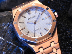 Купить PLADEN Rose Gold Man Watch Luxury Quartz Waterproof Sport Casual Stainless Steel With Calendar Swim Wristwatch Thanksgiving Gift цена вас порадует