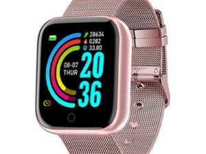 Купить Pink Female 2021 New Heart Rate Monitor Smart Watch Men Sleep Health Tracker Sport Women Smartwatch for android ios цена вас порадует