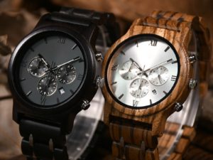 Купить Wood Watches for Men & Women Color Optional with Wood Stainless Steel Band Timepieces Chronograph Military Wooden Watches цена вас порадует