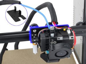 Купить 3D Printer Backing Plate Stable Board Accessories Extruder Back Plate For E3D Hemera Ender-3/V2/3S/3PRO CR-10/10S Drop Shipping цена вас порадует