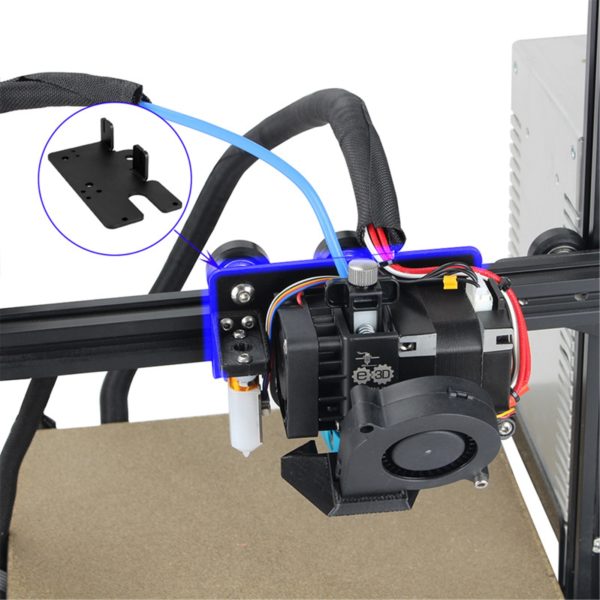 Купить 3D Printer Backing Plate Stable Board Accessories Extruder Back Plate For E3D Hemera Ender-3/V2/3S/3PRO CR-10/10S Drop Shipping цена вас порадует