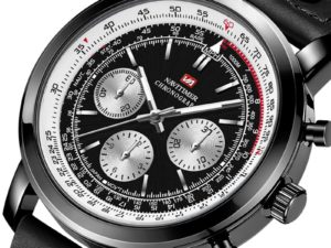 Купить Japan Quartz Movement Men Wristwatch Pilot Blackbird Chronograph Fashion Watch Brand Luxury Sports Military Army Leather Watches цена вас порадует