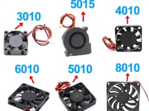 Купить 5015/4010/3010/5010/6010/8010 12V 24V Cooling Turbo Fan Brushless DC Cooler Blower 2-Wire Black Plastic Fan For 3D Printer цена вас порадует