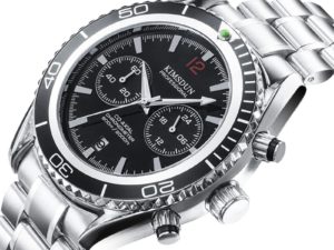 Купить Men's Watch Fashion Stainless Steel Multi-function Chronograph Calendar Luxury Premium Big Dial Business Quartz Watch WA110 цена вас порадует