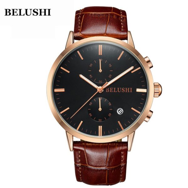 Купить Multifunctional Calendar Leather Belt Luminous Men's Watch Business Casual Fashion Trend Watch WA20 цена вас порадует