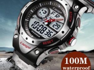 Купить 2021 PASNEW Watch Professional Men's Sports Watches Led Display Analog Digital Quartz Wristwatches 100 Meters Waterproof Dive цена вас порадует