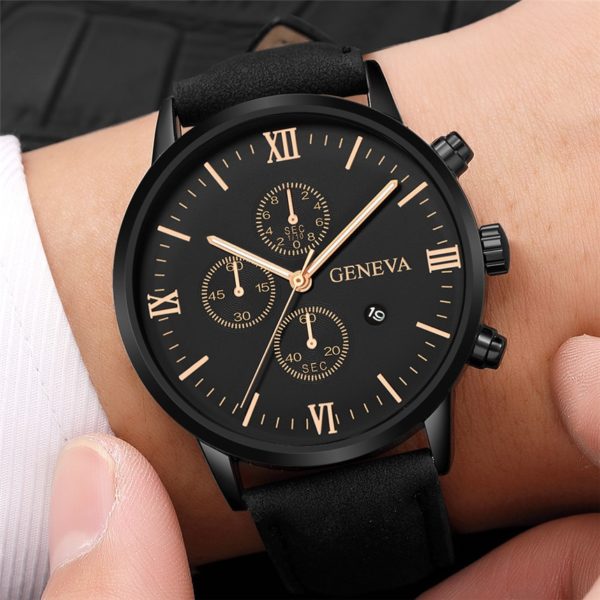 Купить 2020 Relogio Masculino Watches Men Fashion Sport Stainless Steel Case Leather Strap Watch Quartz Business Wristwatch Reloj Hombr цена вас порадует