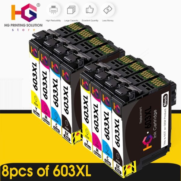 Купить For Epson 603XL 603 T603XL ink cartridges t603 Expression Home XP-3100 XP-4100 XP-2100 XP-2105 XP-3105 XP-4105 Printer t603xl цена вас порадует