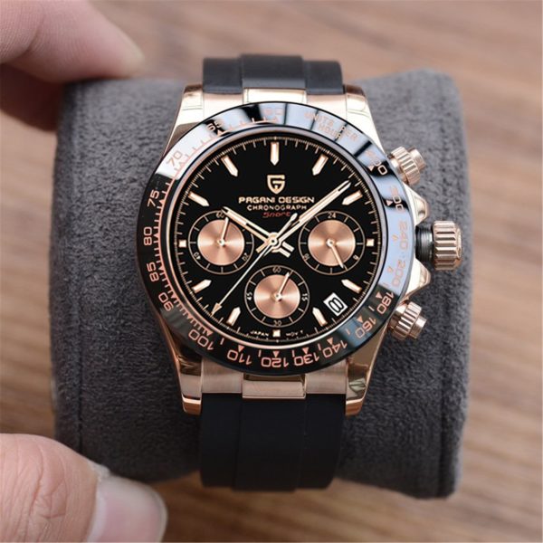 Купить 2021 New PAGANI Design Men Quartz Watches Japan VK63 Clock Automatic Date Men Luxury Chronograph Wristwatches Reloj Hombre reloj цена вас порадует