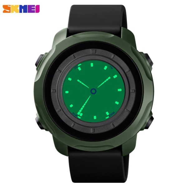 Купить SKMEI Creative Watch l Men Digital Watch Waterproof Stopwatch Alarm Sport Wristwatch Male Clock Dual Time Mode Relogio Masculino цена вас порадует
