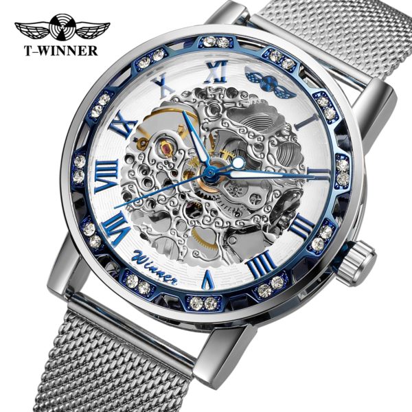 Купить Forsing Mens Personality Trend Hollow Dial Automatic Mechanical Wristwatches Fashion Stainless Steel Waterproof Watch Man цена вас порадует