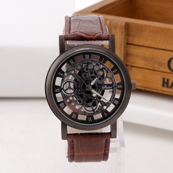 Купить Fashionable casual men's watch hollow out strap watch not mechanical expression couple table model undertakes to men and women цена вас порадует