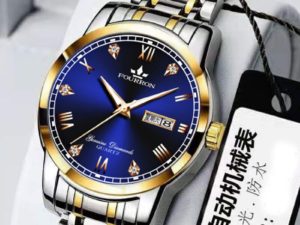 Купить Men's Waterproof Steel Band Quartz Watch Double Calendar Luminous Stainless Steel Watch Student Non Mechanical Couple Watch цена вас порадует