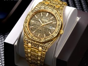 Купить Explosive Watch Men's Waterproof Steel Belt Classic Fashion Personality Retro Trend Business Luxury  Quartz Watch  WA104 цена вас порадует