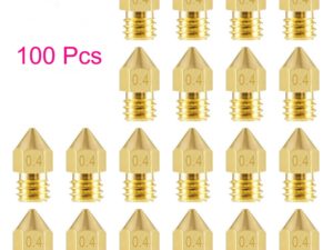 Купить 100pcs MK8 Nozzle 0.3 0.2 0.4mm 0.5mm MK7 MK8 Nozzle Threaded 1.75mm 3.0mm Filament Head Brass Nozzles For 3d Printer Parts цена вас порадует