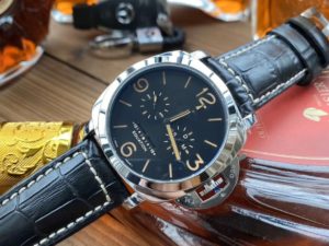 Купить Men's Watch Luxury LUMINOR PAM00359 TOP brand high quality GMT Quartz Wristwatch Sport Relogio Masculino 44mm  dial diameter цена вас порадует