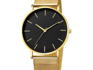 Купить Men Watch Quartz Casual Watches Simple Metal Hour Reloj Quartz Watch Montre Mesh Stainless Steel erkek kol saati masculino clock цена вас порадует