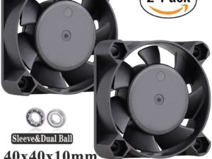 Купить 2pcs Gdstime 3D printer fan 24V 12V 5V  Small Axial Cooler 4cm 2Pin Ball Bearing DC Brushless Cooling Fan 40x40x10mm 4010 3Pin цена вас порадует