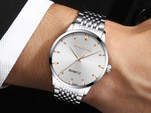 Купить CHENXI  Men's Business Watch Simple Atmosphere Waterproof Large Dial Three-dimensional Scale Quartz Watch WA196 цена вас порадует